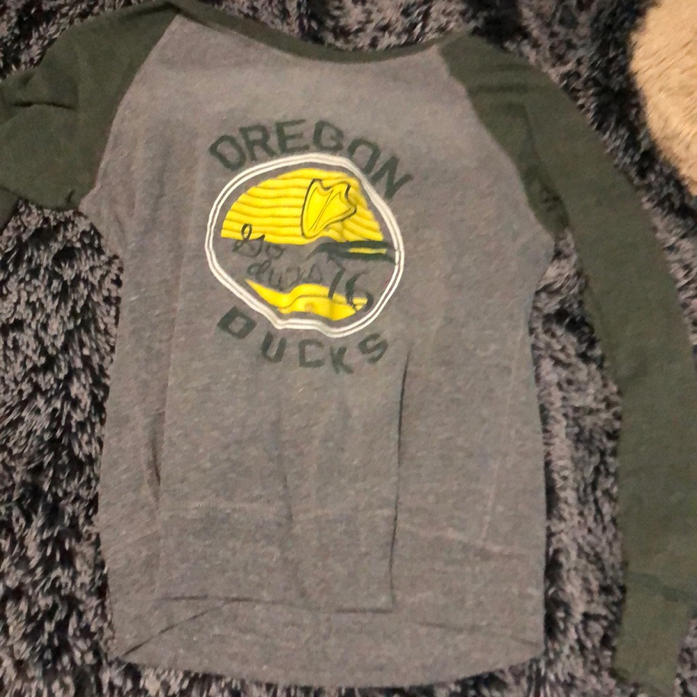 oregon ducks long sleeve sweater shirt